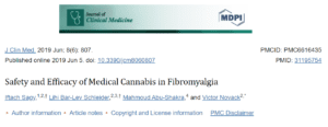 Safety and Efficacy of Medical Cannabis in Fibromyalgia